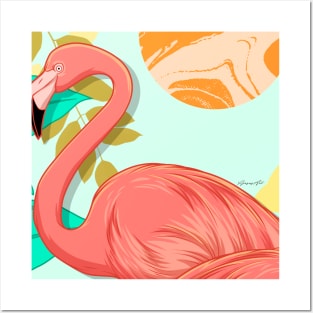 Flamingo Posters and Art